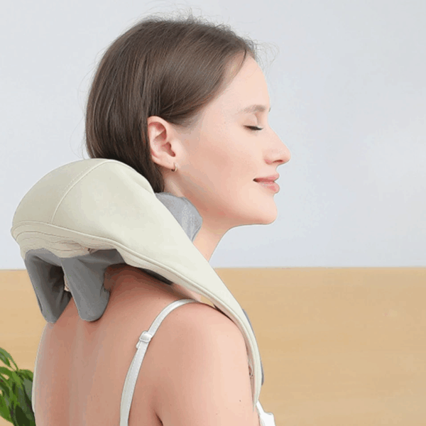 Massageador De Pescoço Inteligentes De Compressão Sem Fio Alívio De Dor