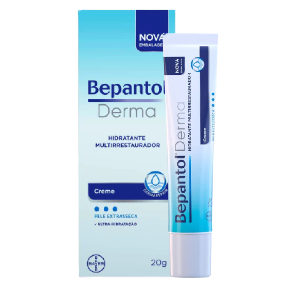 Bepantol Derma Hidratante Multirrestaurador, para Pele Seca e Extrasseca, 20g