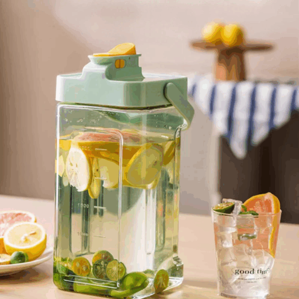 2.3L/3.5L Garrafa De Água Portátil Doméstico À Prova De Vazamento Dispensador De Bebidas Grande Capacidade Verão Balde D