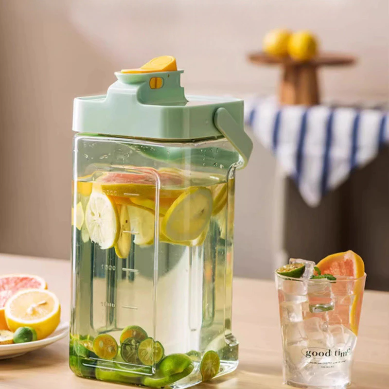2.3L/3.5L Garrafa De Água Portátil Doméstico À Prova De Vazamento Dispensador De Bebidas Grande Capacidade Verão Balde D