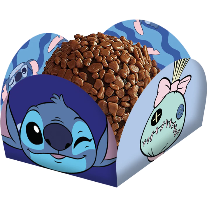 Porta Forminha Festa Stitch 40 Unidades Decoração Festa Lilo Stitch Aniversario