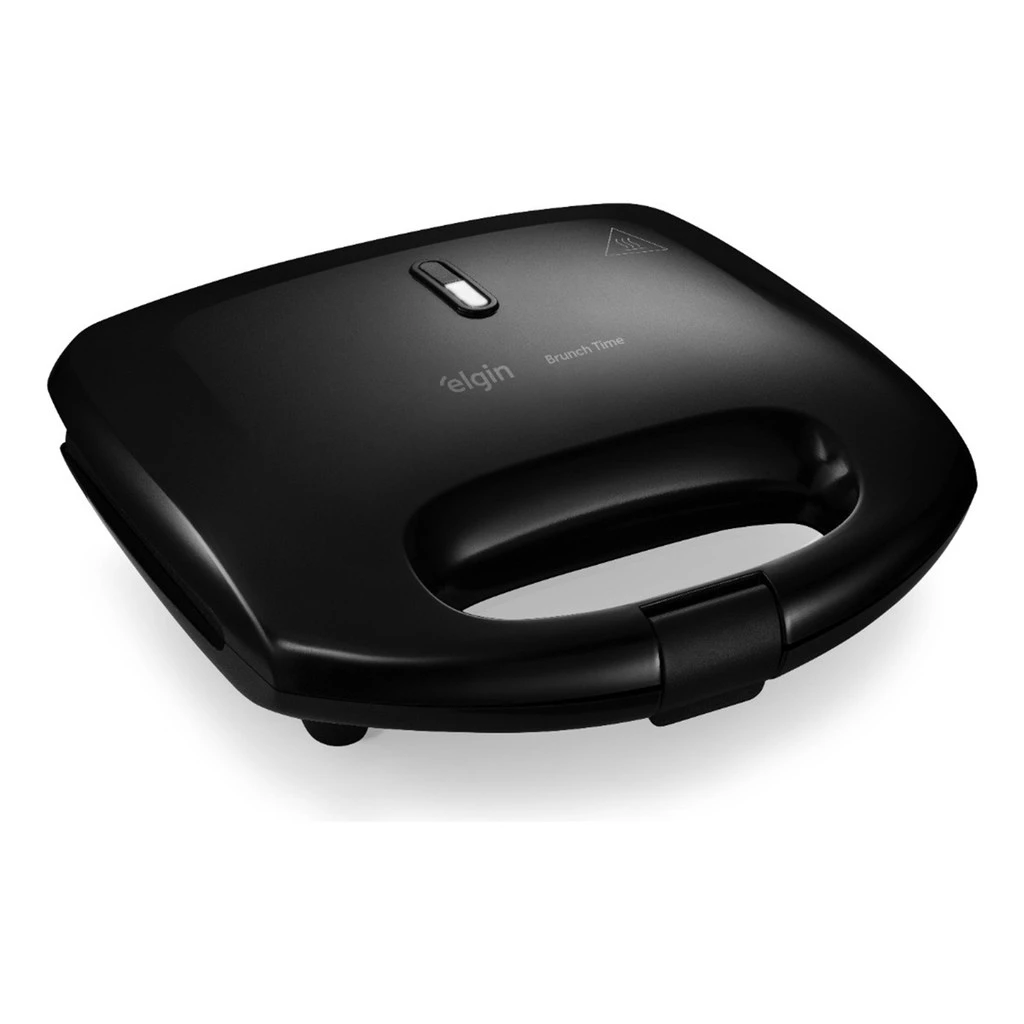 Sanduicheira Brunch Time 2 Em 1 800w Elgin Antiaderente Preta 127v ou 220v