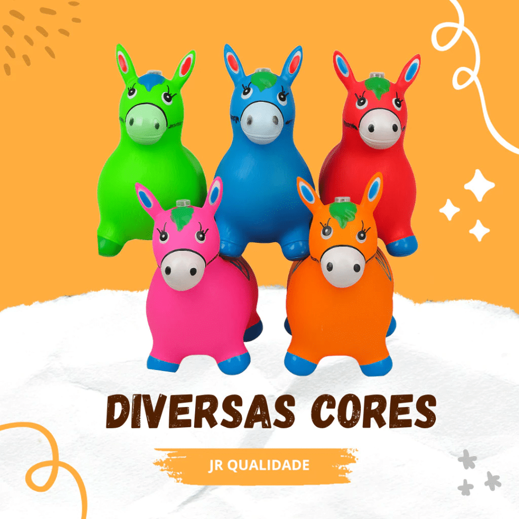 Cavalinho Upa Upa inflavel Pocoto Brinquedo Pula Pula Alegria Infantil Musica Led Diversão Garantida