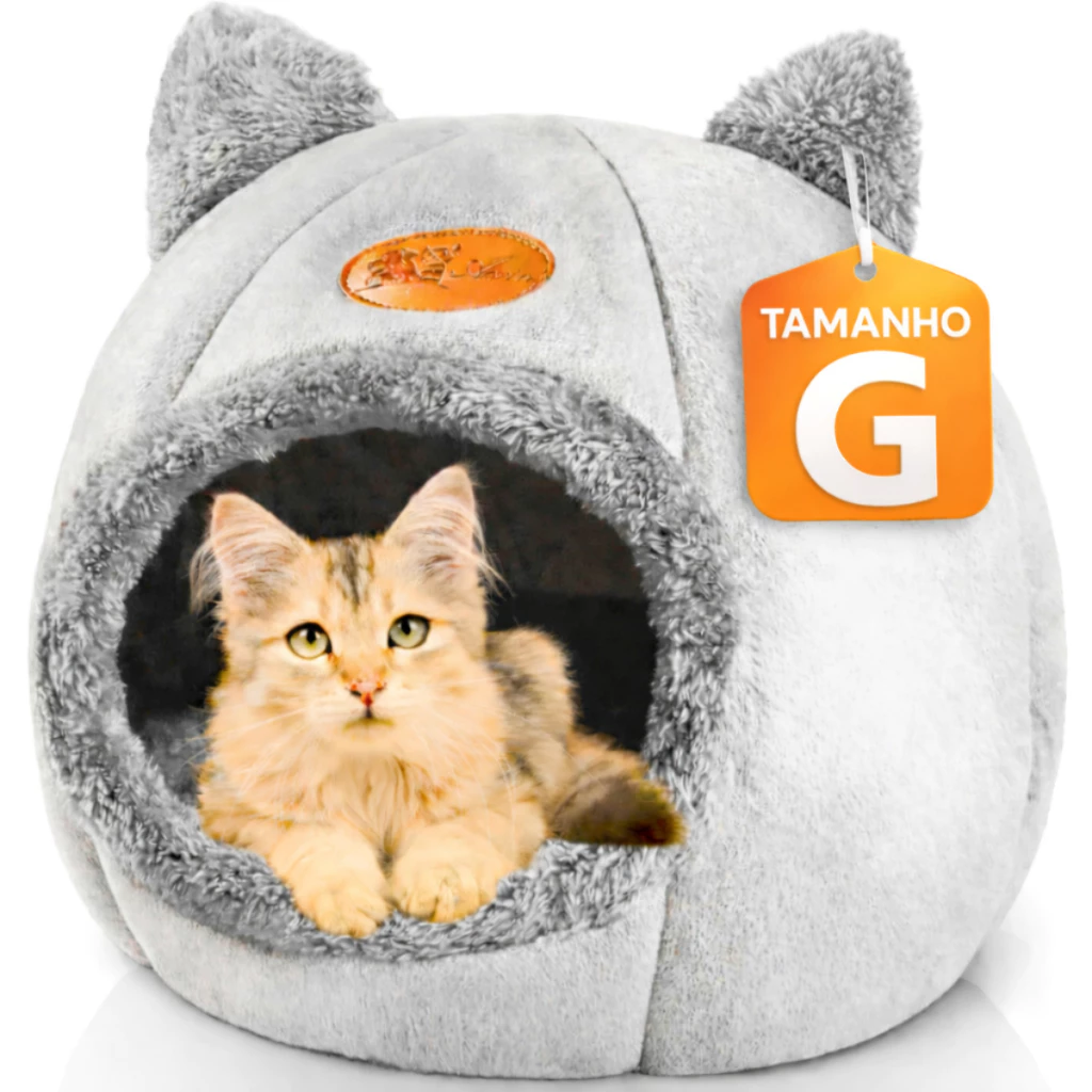 Casinha Tamanho G Cama Toca Tenda Gato Cães Cachorro Iglu Impermeável Lavável Luxo Premium Pet Shop