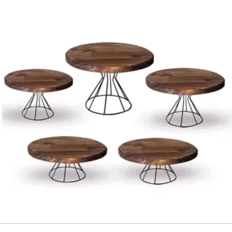 Kit de 5 boleiras modelo Roma Rústico